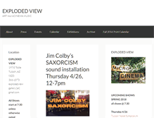 Tablet Screenshot of explodedviewgallery.org